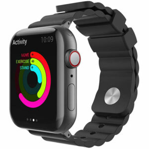 AHASTYLE 44mm Apple iWatch Silicone Breathable Replacement Strap Band