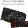 Asus GeForce GTX 1660 Super 6GB Overclocked Dual-Fan Evo Edition VR Ready HDMI DisplayPort DVI Graphics Card (DUAL-GTX1660S-O6G-EVO)