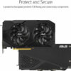 Asus GeForce GTX 1660 Super 6GB Overclocked Dual-Fan Evo Edition VR Ready HDMI DisplayPort DVI Graphics Card (DUAL-GTX1660S-O6G-EVO)