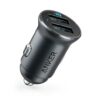 Anker PowerDrive 2 Alloy Mini 24W 4.8A Metal Dual USB Car Charger A2727H41