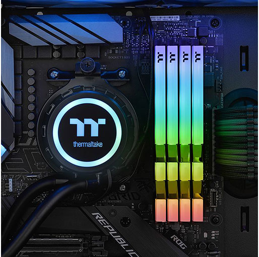 Thermaltake TOUGHRAM RGB Memory DDR4 3200MHz 16GB (8GB x 2)-Black