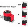 Buy XO-L22 Dual USB Travel Charger With Universal Adapter at Best Price in Doha, Qatar 2