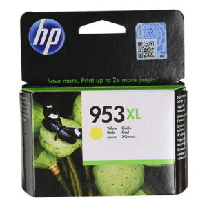 HP 953XL Yellow High Yield Ink Cartridge - F6U18AE