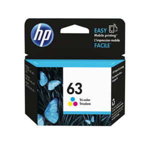 HP 63 Tri-colour Original Ink Cartridge F6U61AN