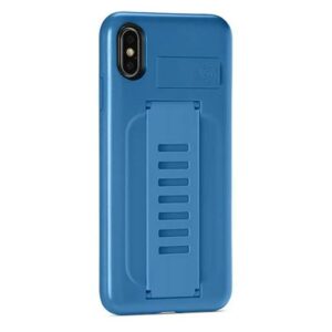 iPhone Xs Max Case BOOST Rocket Blue With Kickstand
