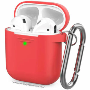 AHASTYLE AirPods 1 & 2 Color Case Protective Cover-Red