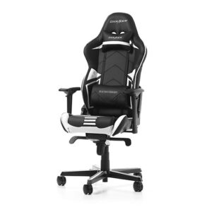 DXRacer Racing Pro Gaming Chair Black / White -R131-NW
