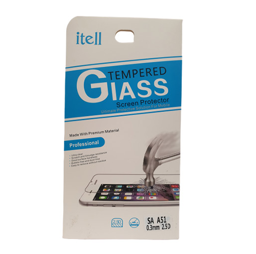 Buy Itell Samsung A51 Tempered glass screen protector at best price in Qatar.