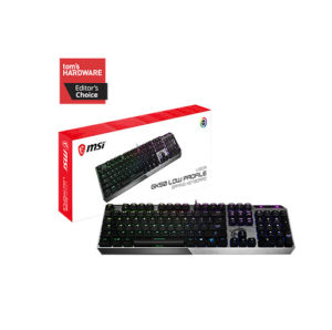 Buy MSI Vigor GK50 Low Profile Gaming Keyboard | Arabic keys at best price in Qatar.