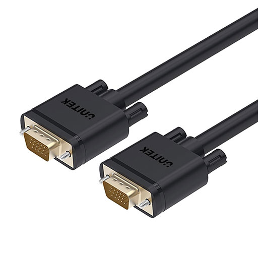 Buy Unitek HD15 VGA (M) to VGA (M) (3C+6) Male to Male- 5Mtr at best price in Qatar.