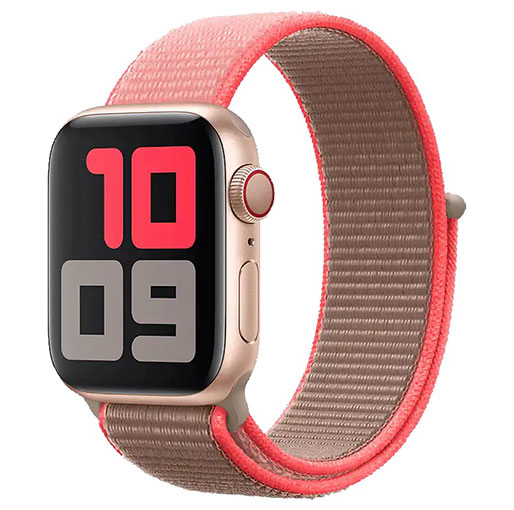 Apple Watch Strap 44mm Sport Loop Strap Neon Pink