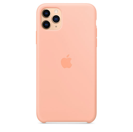 Apple iPhone 11 Pro Max Silicone Case - Grapefruit