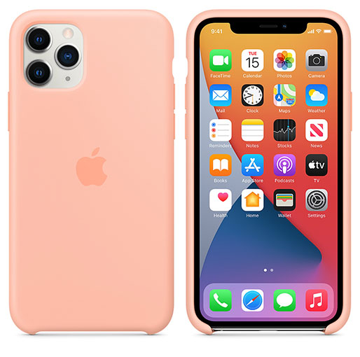 Apple iPhone 11 Pro Silicone Case - Grapefruit