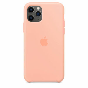 Buy Apple iPhone 11 Pro Silicone Case - Grapefruit in Qatar