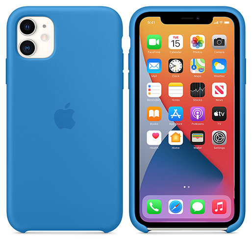 Apple iPhone 11 Silicone Case - Surf Blue