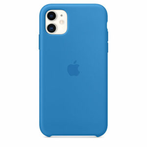 Buy Apple iPhone 11 Silicone Case - Surf Blue in Qatar