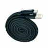 Buy Promate Coiline-i 1M Durable Aluminium Alloy Auto-Rolling Reversible USB-A to Lighting Cable with 2A Fast Charging - Blue in Qatar