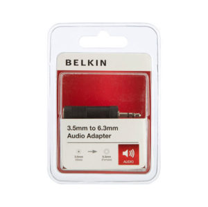 Buy Belkin Pro Series 3.5MM to 6.5MM Audio Adapter in Qatar