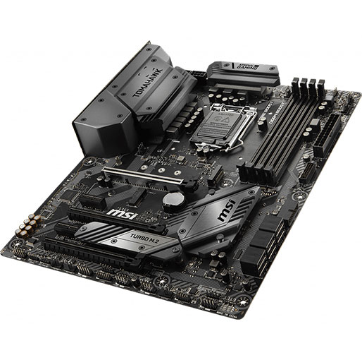 MSI MAG Z390 TOMAHAWK LGA 1151 (300 Series) Intel Z390 HDMI SATA 6Gb/s USB 3.1 ATX Intel Motherboard