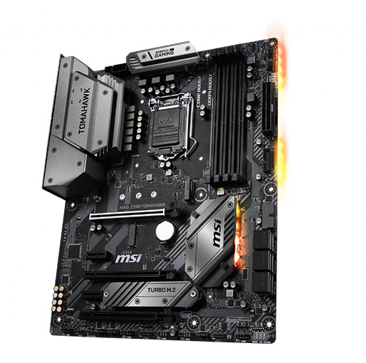 MSI MAG Z390 TOMAHAWK LGA 1151 (300 Series) Intel Z390 HDMI SATA 6Gb/s USB 3.1 ATX Intel Motherboard