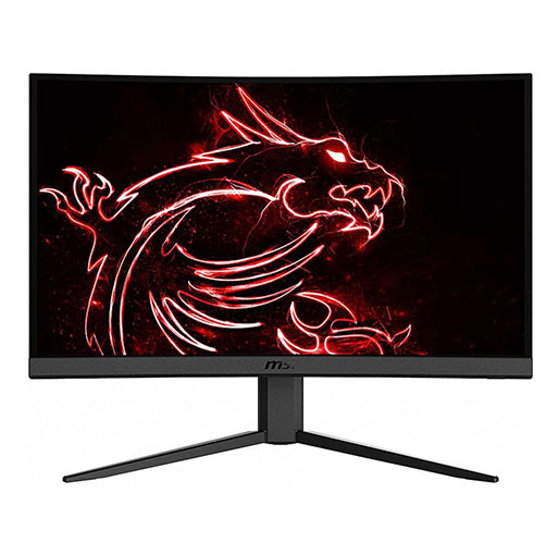 Buy MSI Optix G24C4 24" (Actual size 23.6") 1920 x 1080 1ms (MPRT) / 4ms (GTG) 144Hz AMD FreeSync Anti-Flicker Low Blue Light Frameless Design Anti-Glare Backit LED Curved Gaming Monitor in Qatar