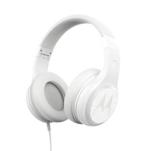 Buy Motorola Pulse 120 wired on-ear headphones White in Qatar