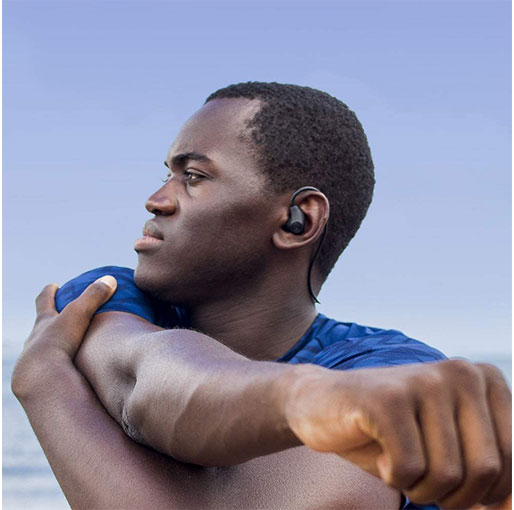Motorola Verveloop 500 ANC Active Noise Cancelling Wireless Sport In-Ear Headphones Black
