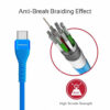 Promate VigoRay-C 1.2M 2A USB A to USB type C Cable with 1.2m Tangle Free Cord and Long Bend Lifespan