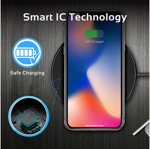 Promate AuraPad-3 Ultra-Fast Wireless Charging Dock with LED Light