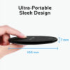 Promate AuraPad-3 Ultra-Fast Wireless Charging Dock with LED Light