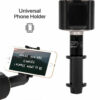 Promate VocalMic-4 Multi-Purpose Wireless Karaoke Microphone with LED Light and Phone Holder Silver