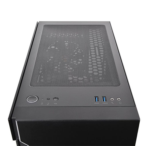 Thermaltake H200 TG RGB ATX Mid Tower Black Gaming computer case