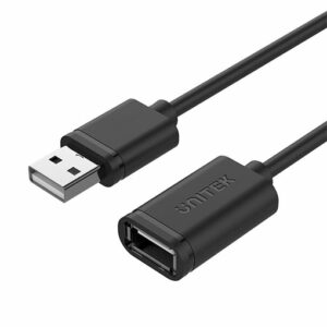 Unitek Y-C428 High Speed USB 2.0 Type A Male to Female AM-AF Shielded Extension Cable 1 Meters