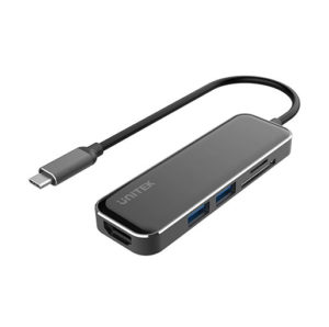 Buy Unitek uHUB P5+ Exquisite USB C 5Gbps 5 Ports Hub With HDMI & Card Readers in Qatar