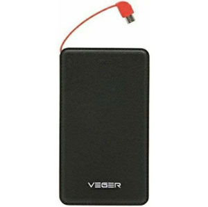 Buy Veger V58 15000mAh Safe/Efficient/Fashion Power Bank for Smart Phones - Black in Qatar