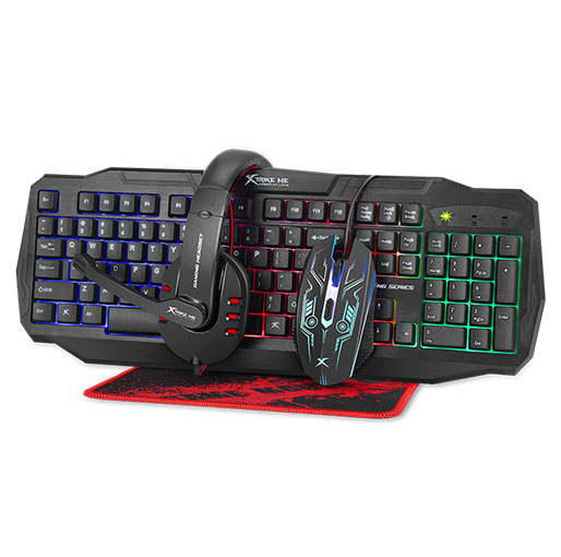 Buy Xtrike CM-406 Gaming Mouse, Keyboard, Headset & Mousepad Combo in Qatar