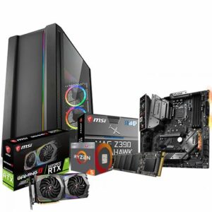 Buy Gaming Desktop PC – AMD RYZEN 5 3400G 4-Core 3.7 GHz , AMD B450, 8GB RGB DDR4-2666Mhz, GeForce GTX 1650 GAMING X, 250GB A2000 M.2 2280 NVMe SSD at best price in Qatar.