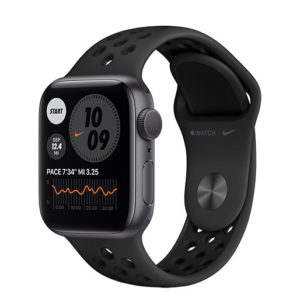 Buy Apple Watch Nike Series 6 GPS, 40mm Space Gray Aluminum Case with Anthracite/Black Nike Sport Band- regular at best price in Qatar.