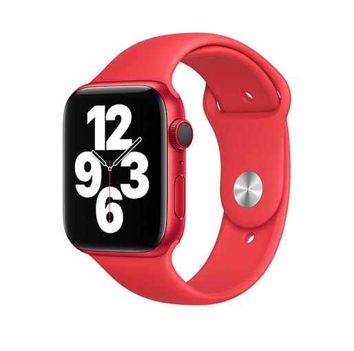 Buy Apple Watch Strap 44mm (PRODUCT)RED Sport Band - Regular In Qatar
