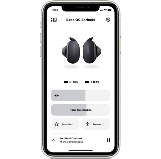 Bose QuietComfort Earbuds Noise-Canceling True Wireless In-Ear Headphones (Triple Black)