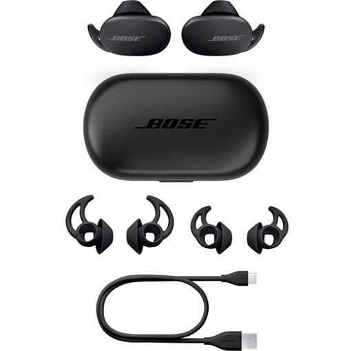 Bose QuietComfort Earbuds Noise-Canceling True Wireless In-Ear Headphones (Triple Black)