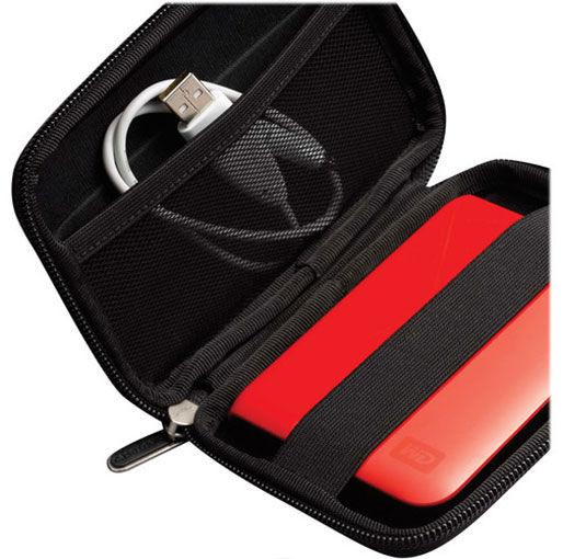 Case Logic QHDC-101 External Portable Hard Drive Case - Black