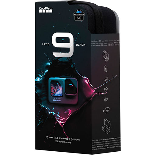 GoPro Hero 9 Waterproof Action Camera with Front LCD and Touch Rear Screens, 5K Ultra HD Video