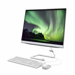 Buy Lenovo IdeaCentre AIO 3 (27”) 27IMB05 F0EY005PAX AMD All In One Desktop - i7-10700T 4.5GHz 8GB (4GB x 2) 1TBHDD 2GB Graphics Windows 10 Home 64, Arabic English Keyboard - Foggy White in Qatar