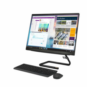 Buy Lenovo IdeaCentre AIO 3 (24") 24IMB05 F0EU00ASAX All In One Desktop - i5-10400T 3.6GHz 8GB(4GB x 2) 512GB SSD 2GB AMD Graphics Win10 Home 23.8inch FHD Arabic/English Keyboard - Business Black in Qatar