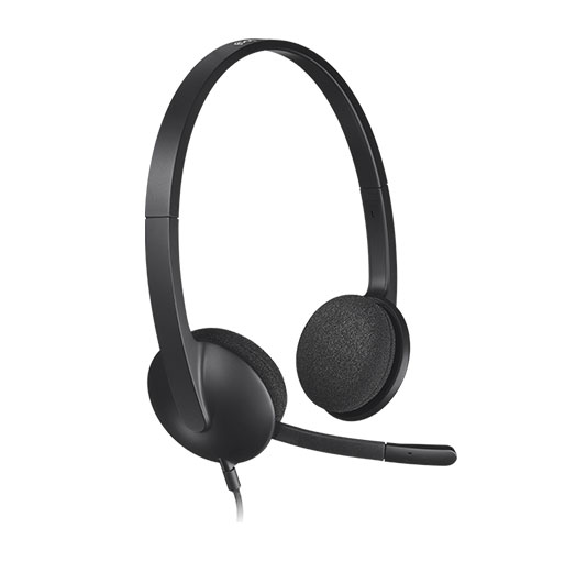 Buy Logitech H340 USB Computer Headset With Digital Audio in Qatar