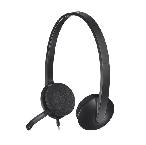 Logitech H340 USB Computer Headset With Digital Audio