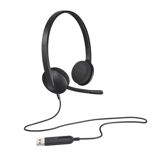 Logitech H340 USB Computer Headset With Digital Audio