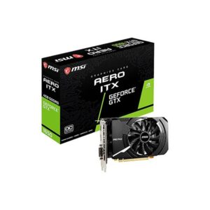 MSI GeForce GTX 1650 DirectX 12 GTX 1650 D6 AERO ITX OC 4GB 128-Bit GDDR6 PCI Express 3.0 x16 HDCP Ready ITX Video Card