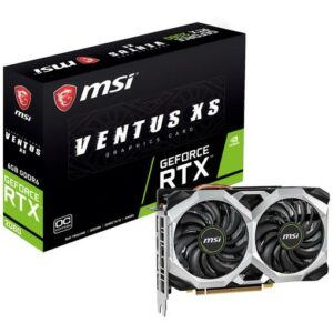 MSI GeForce RTX 2060 VENTUS XS 6G OC DirectX 12 RTX 2060 6GB 192-Bit GDDR6 PCI Express 3.0 x16 HDCP Ready Graphics Video Card